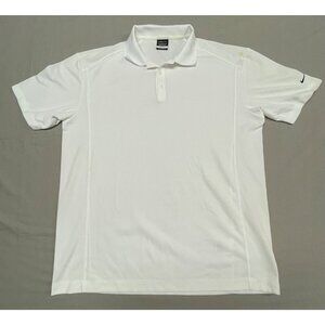 NIKE GOLF POLO MENS WHITE 267020 100 SIZE XL